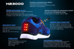 Men's Night Runner Shoes With Built-in Safety Lights - Imagen 5