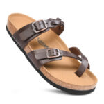 Aerothotic Irenic Women's Soft Footbed Strappy Slide Sandals - Imagen 3