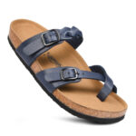 Aerothotic Irenic Women's Soft Footbed Strappy Slide Sandals - Imagen 5