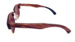 Ebony and ZebraWood Sunglasses, Tea Polarized Lenses - Imagen 4